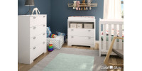 Changing Table with Storage Reevo (Pure White) 3840330